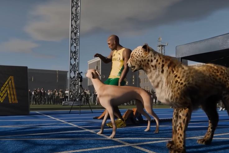Could Usain Bolt actually run faster than the world's fastest animals? 3D simulation reveals all