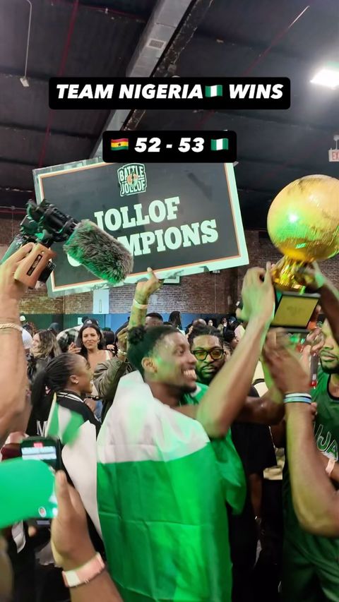 Naija no dey carry last!! Nigeria gets revenge against Ghana in the Jollof basketball battle.