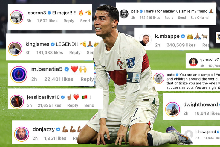 LeBron James, Pele, Mbappe, others react to Cristiano Ronaldo's emotional message following Portugal's World Cup exit