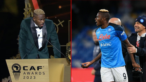 A stupid mistake — Osimhen defends Napoli at CAF Awards