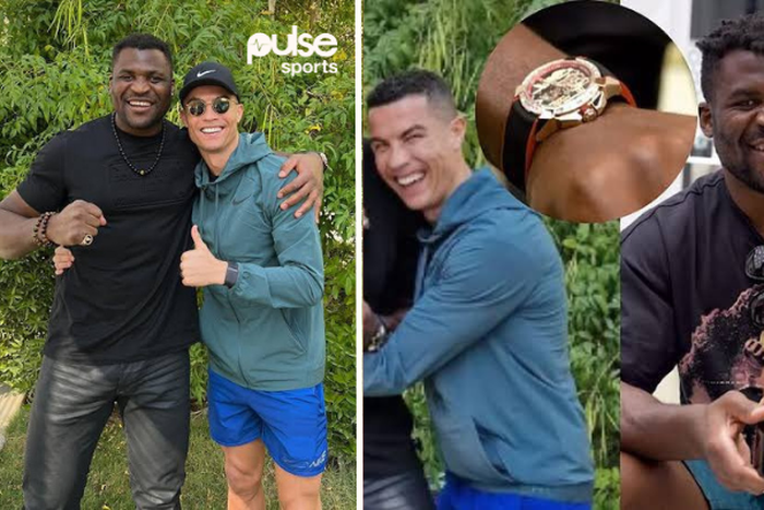 Francis Ngannou reveals Cristiano Ronaldo gave him more than a $135,000 watch