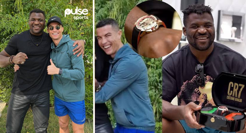 Francis Ngannou: Heavyweight king reveals the gifts Cristiano Ronaldo gave him including a $135k watch