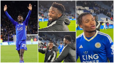 Ghana-Nigeria Bromance: Ndidi rebukes Issahaku in Pidgin English for not passing the ball