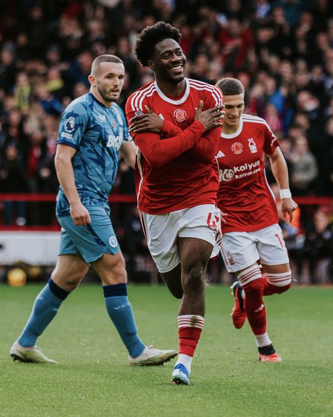 The stylish goal scorer and award winner, Ola Aina. (Photo Credit: Nottingham Forest/X)