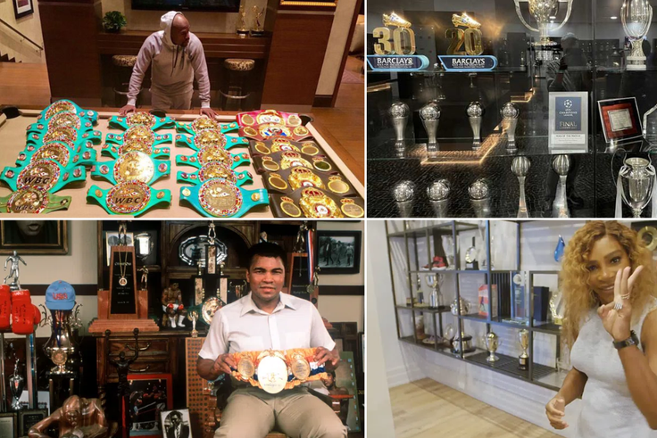 From Ronaldo to Floyd Mayweather: The most amazing trophy rooms owned by athletes REVEALED
