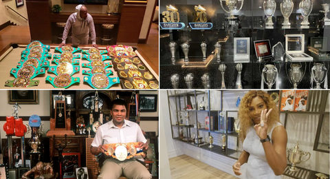 From Ronaldo to Floyd Mayweather: The most amazing trophy rooms owned by athletes REVEALED