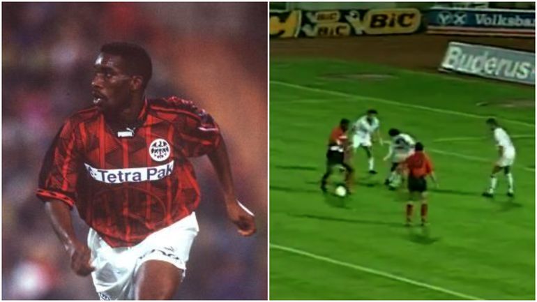 Jay Jay Okocha also scored against Olivier Kahn years ago after dribbling four player
