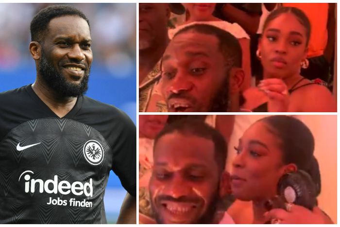 Austin Jay Jay Okocha and his daughter, Daniella.