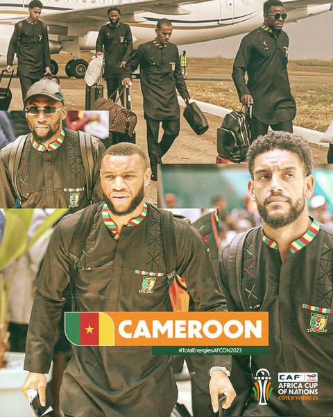 Cameroon team dresses for AFCON || X