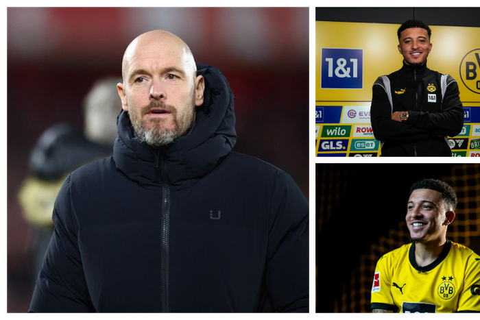 Erik Ten Hag wishes Sancho well at Dortmund