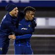Kylian Mbappe and Kingsley Coman.