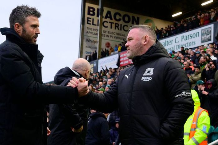 Wayne Rooney and Michael Carrick as coaches || Image credit: Imago