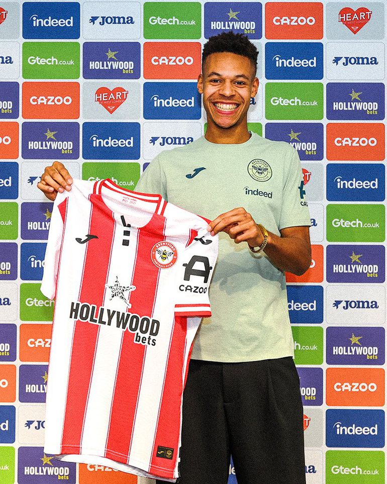 Kaye Furo left another Super Eagles star Raphael Onyedika at Club Brugge to join Brentford. (Photo Credit: Brentford/X)