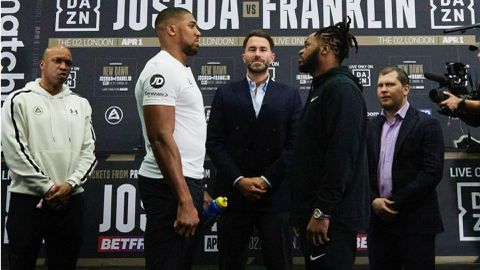 Hearn explains difficulty selling tickets for Anthony Joshua's return