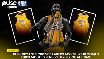 Kobe Bryant's Lakers 2007/08 jersey officially auctioned for a whopping $5.7 million