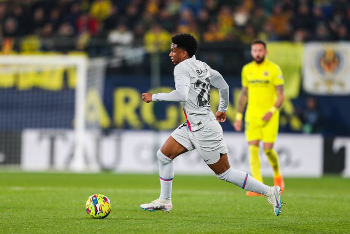 Balde started over Jordi Alba at left-back