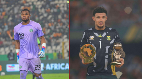 AFCON 2023: Stanley Nwabali reacts to losing Best Goalkeeper Award to South Africa’s Williams