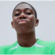Asisat Oshoala in her Super Falcons kit.
