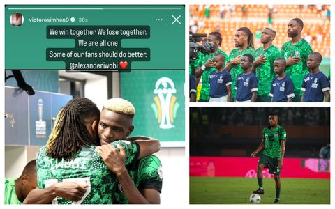 Super Eagles stars show support to Alex Iwobi following AFCON disaster