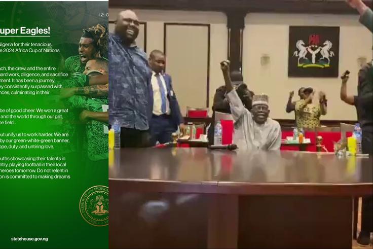 See the letter President Tinubu wrote to console the Super Eagles of Nigeria after the AFCON 2023 final loss to Ivory Coast.