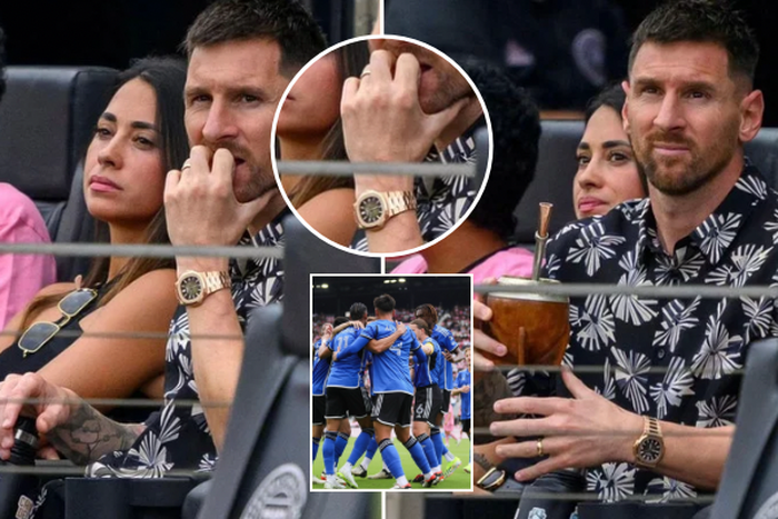 Lionel Messi forced to watch Inter Miami defeat while rocking ₦286 MILLION Patek watch
