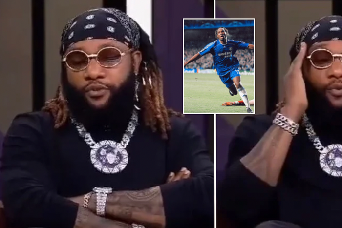 KCee opened up on his football career while singling out one Premier League legend for special praise