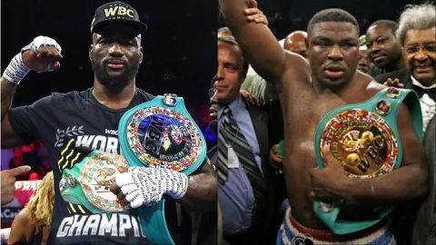 Not Anthony Joshua, Efe Ajagba can emulate Samuel Peter to become Nigeria's 2nd heavyweight boxing champion