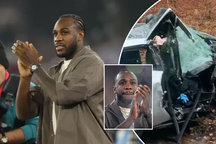 Michail Antonio: West Ham star given hero’s welcome on his return after escaping death in horror Ferrari crash