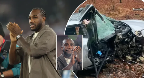 West Ham star given hero’s welcome on his return after escaping the hands of death in horror Ferrari crash
