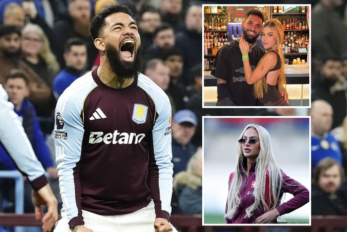 Douglas Luiz, 27, confirms romance with 19-year-old daughter of Arsenal legend months after DUMPING 'world's sexiest' footballer