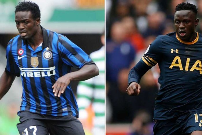 McDonald Mariga (L) and Victor Wanyama (R)