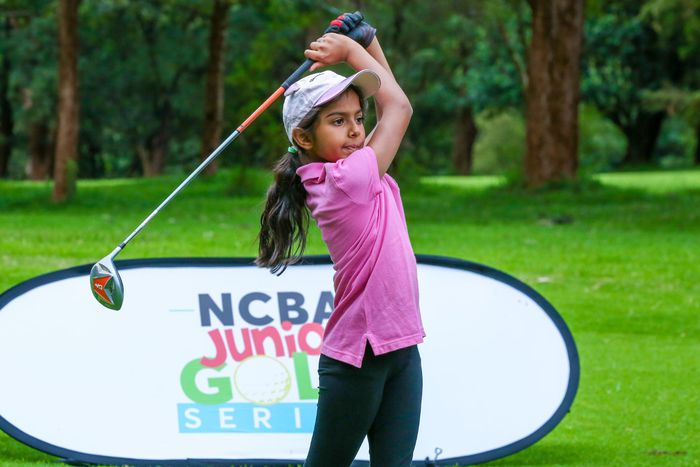Junior Golfer Vianna Dave in action during the U.S Kids Golf Spring Local Tour