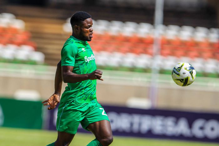 Gor Mahia forward Benson Omala in action in a past game.