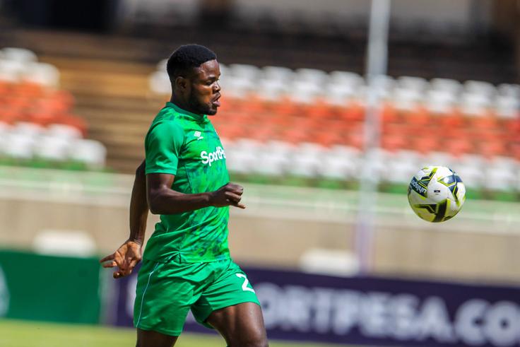 Gor Mahia forward Benson Omala in action in a past game.
