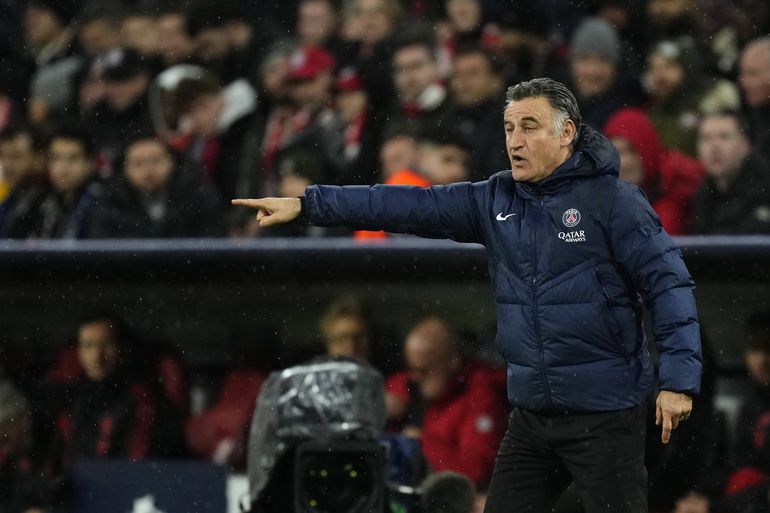 PSG manager Christophe Galtier