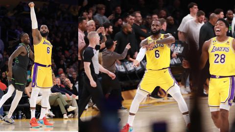 LeBron James on a misson as Lakers beat Timberwolves to book playoff spot
