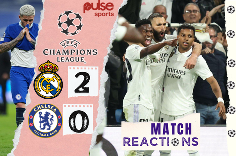 Reactions as Chelsea fans brutally slam 'toothless' Blues team following UCL defeat against Real Madrid