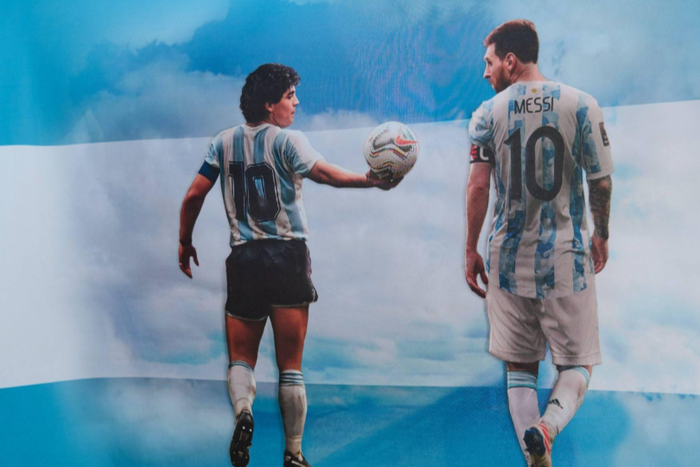 Lionel Messi has regualarly been compared to Diego Maradona throughout his career || Image credit: Imago