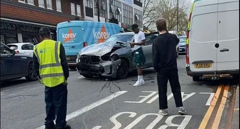 Premier League star crashes ₦113 million car hours before playing in Europa Conference League quarterfinal