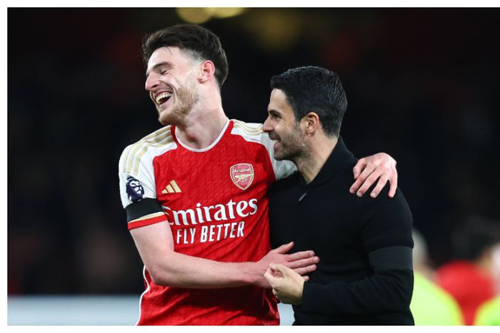 Arteta speaks on Rice and Saka