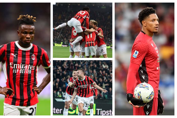 Chukwueze watches from bench as AC Milan