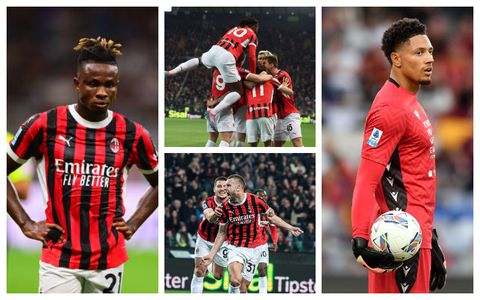 Chukwueze watches from bench as AC Milan put four past Super Eagles goalkeeper Okoye
