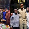 Back in Nigeria, Anthony Joshua celebrates Aliko Dangote’s Birthday with Nigerian Billionaires.