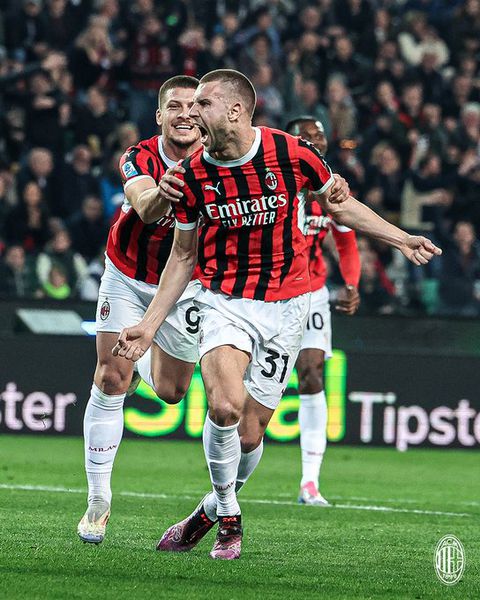 Strahinja Pavlovic scores for AC MIlan || Imago
