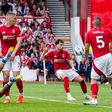 Everton midfielder Iliman Ndiaye (10) shoots at goal during the Premier League match between Nottingham Forest and Everton at the City Ground, Nottingham, England on 12 April 2025 || Image credit: Imago