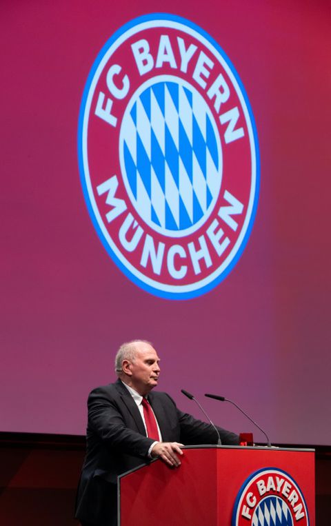 Former Bayern Munich honorary president Uli Hoeness