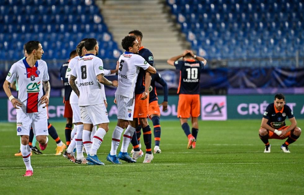 PSG down Montpellier from the spot to stamp Cup final ticket - Pulse ...