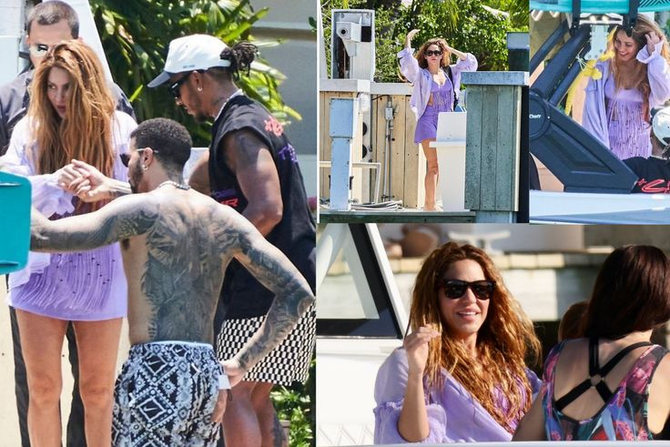 It's unclear if Shakira's happiness is related to Hamilton or the Thursday release of her new single, Acrostico.