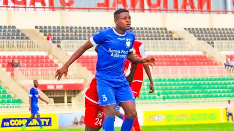 Bandari's Boniface Mwangemi nearing return to full fitness after knee problem