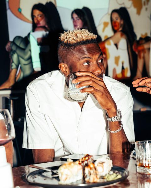 Super Eagles of Nigeria striker Victor Osimhen continues to celebrate on social media.